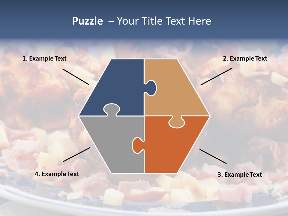 Delicious White Plate PowerPoint Template