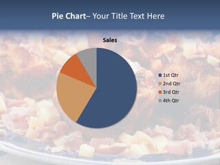 Delicious White Plate PowerPoint Template