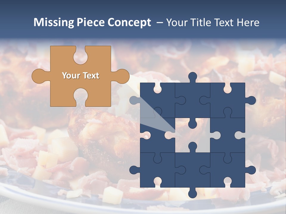 Delicious White Plate PowerPoint Template