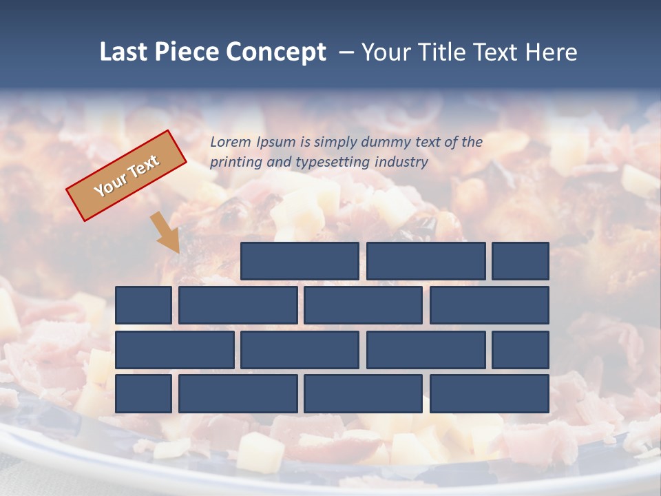Delicious White Plate PowerPoint Template