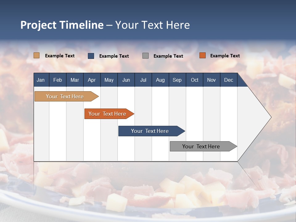 Delicious White Plate PowerPoint Template