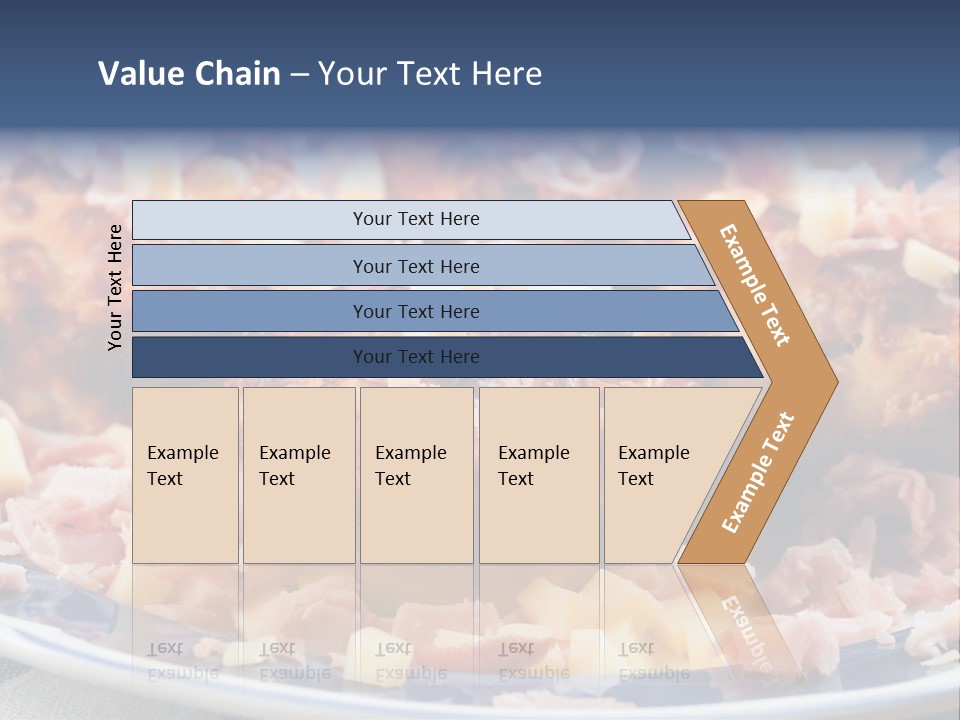 Delicious White Plate PowerPoint Template