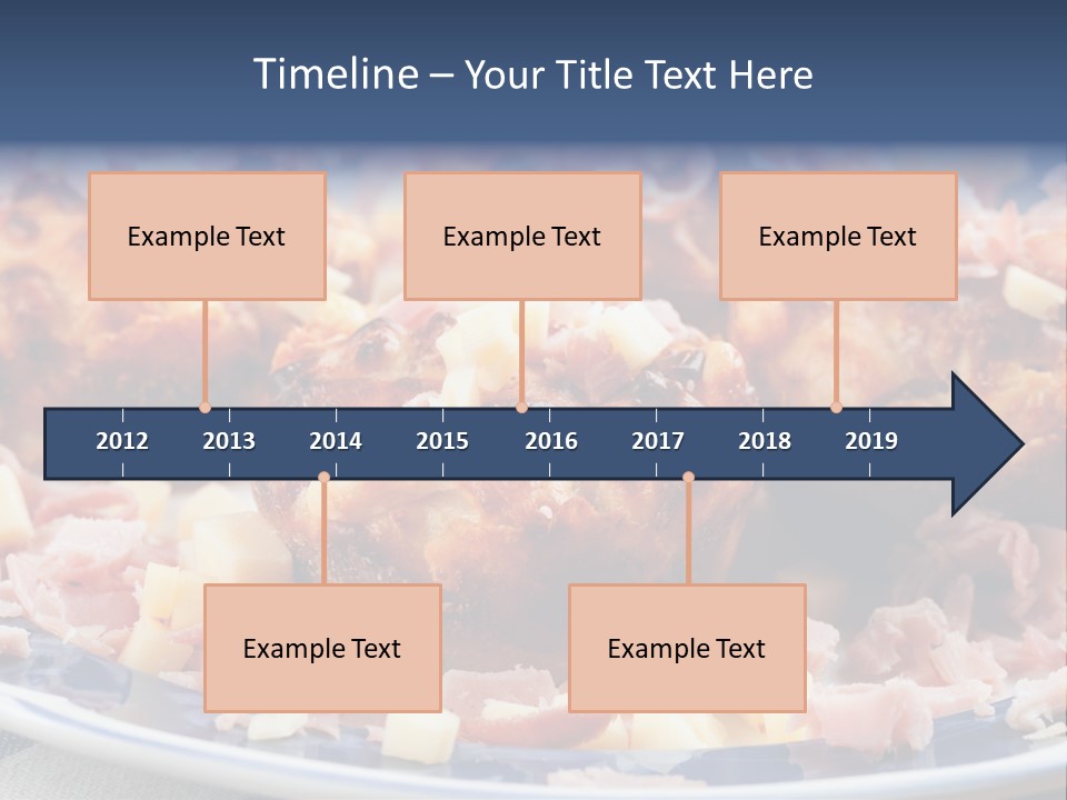 Delicious White Plate PowerPoint Template