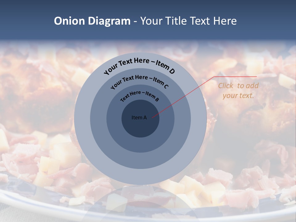 Delicious White Plate PowerPoint Template