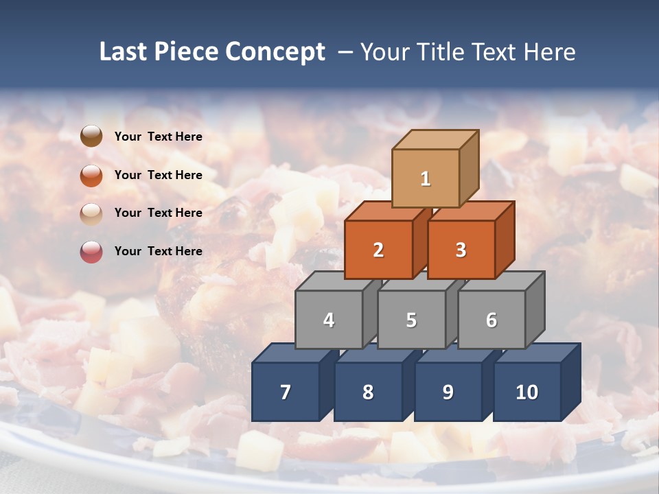 Delicious White Plate PowerPoint Template