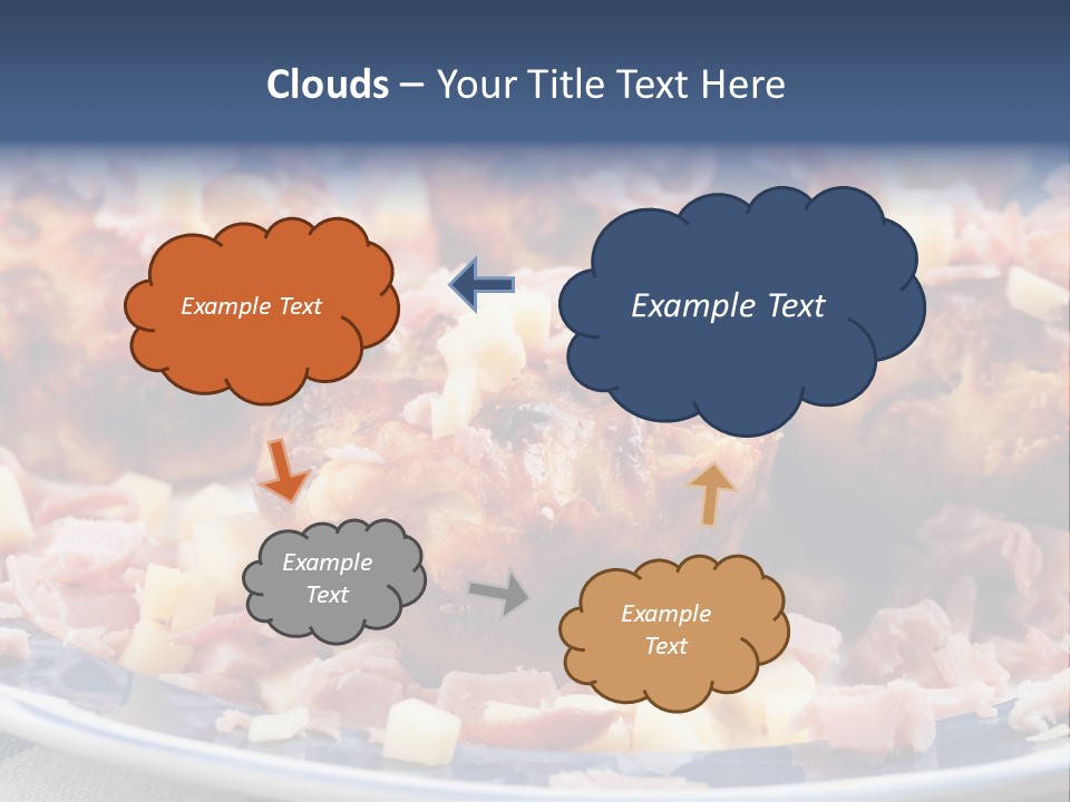 Delicious White Plate PowerPoint Template