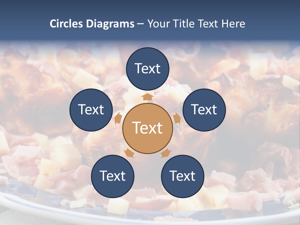 Delicious White Plate PowerPoint Template