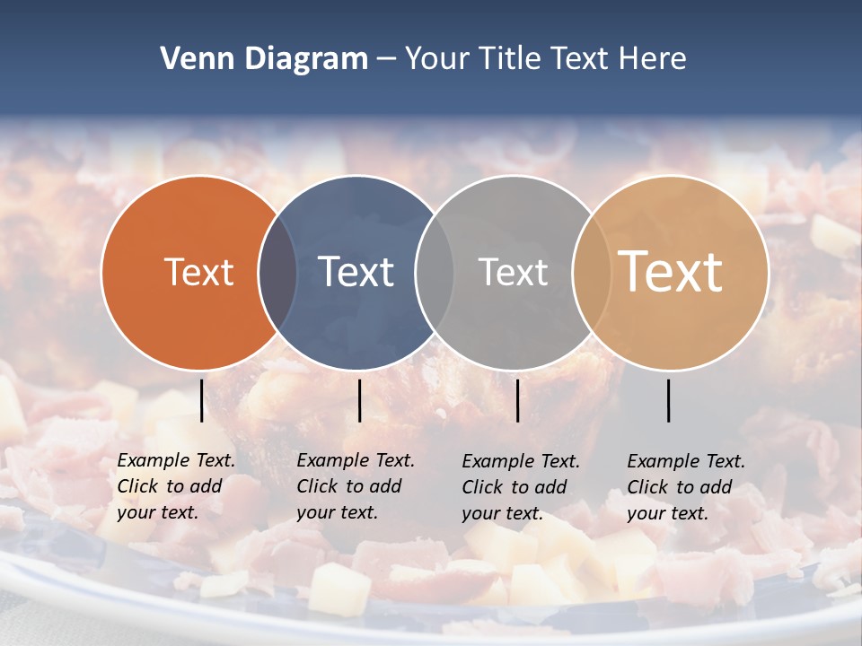 Delicious White Plate PowerPoint Template
