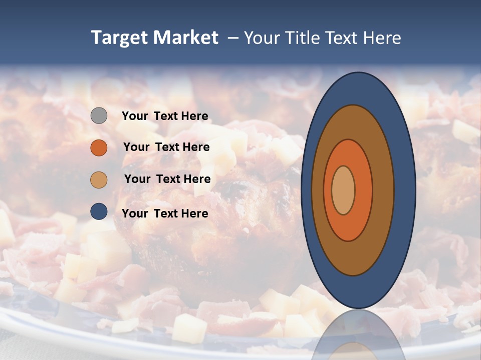 Delicious White Plate PowerPoint Template