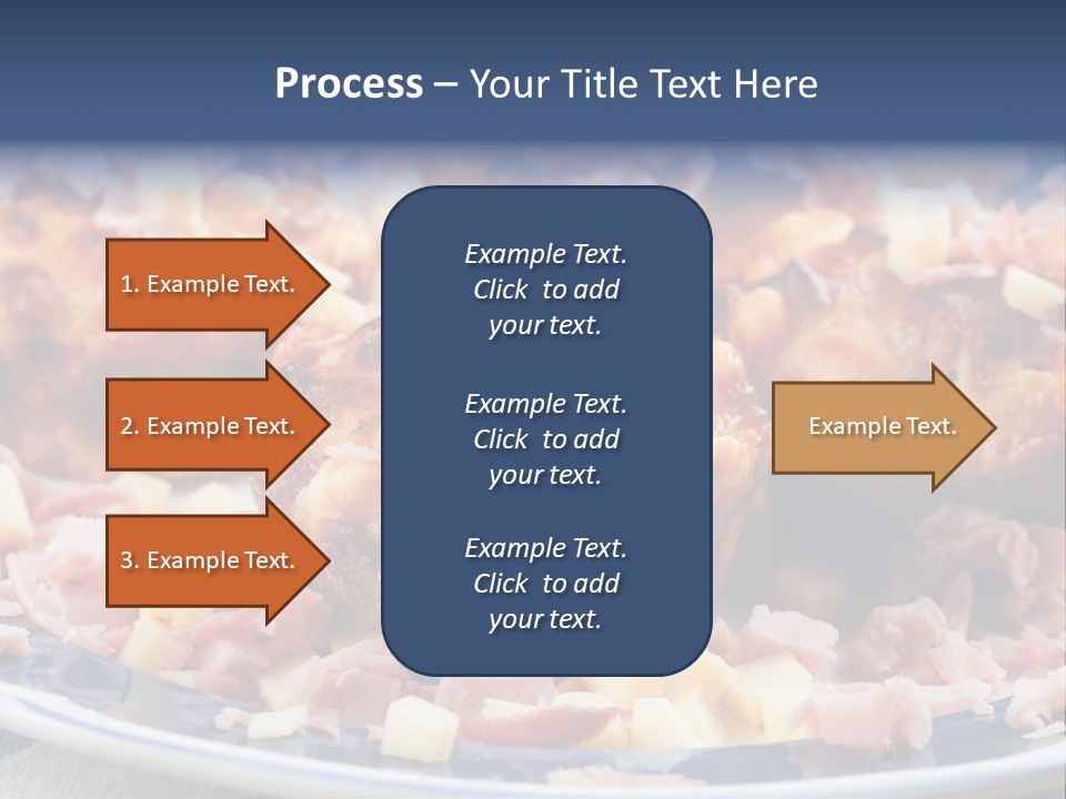 Delicious White Plate PowerPoint Template