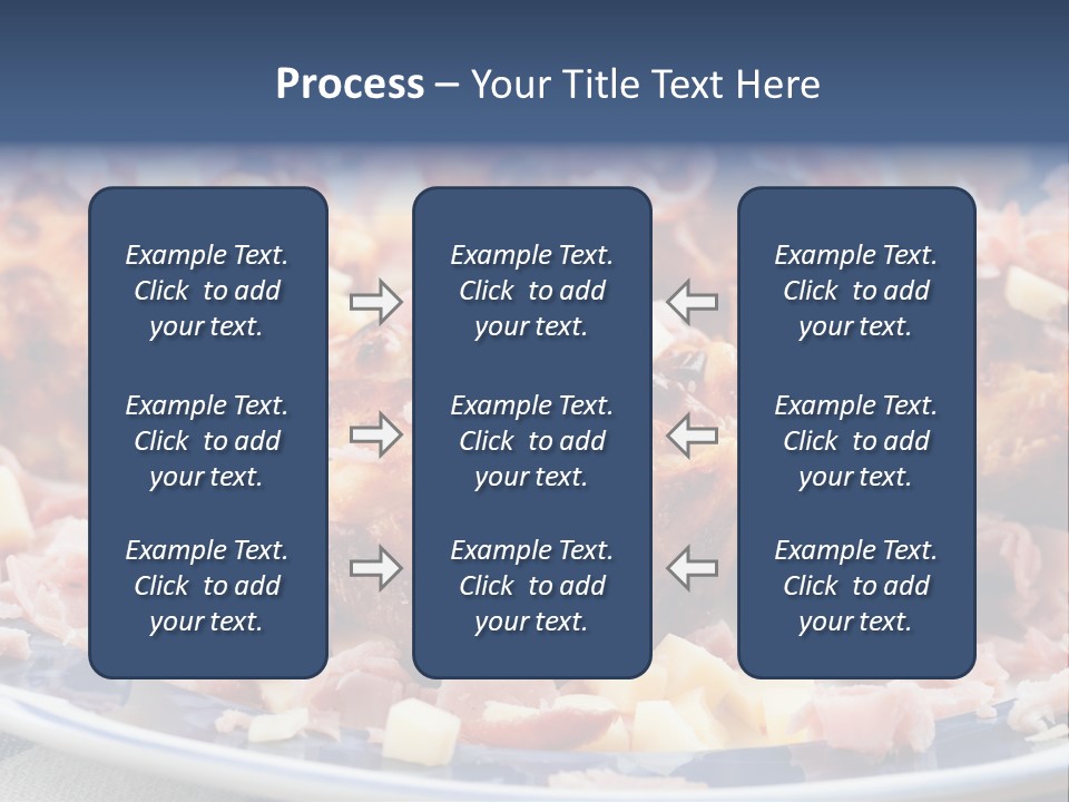 Delicious White Plate PowerPoint Template