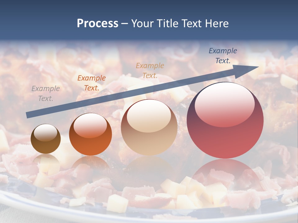 Delicious White Plate PowerPoint Template