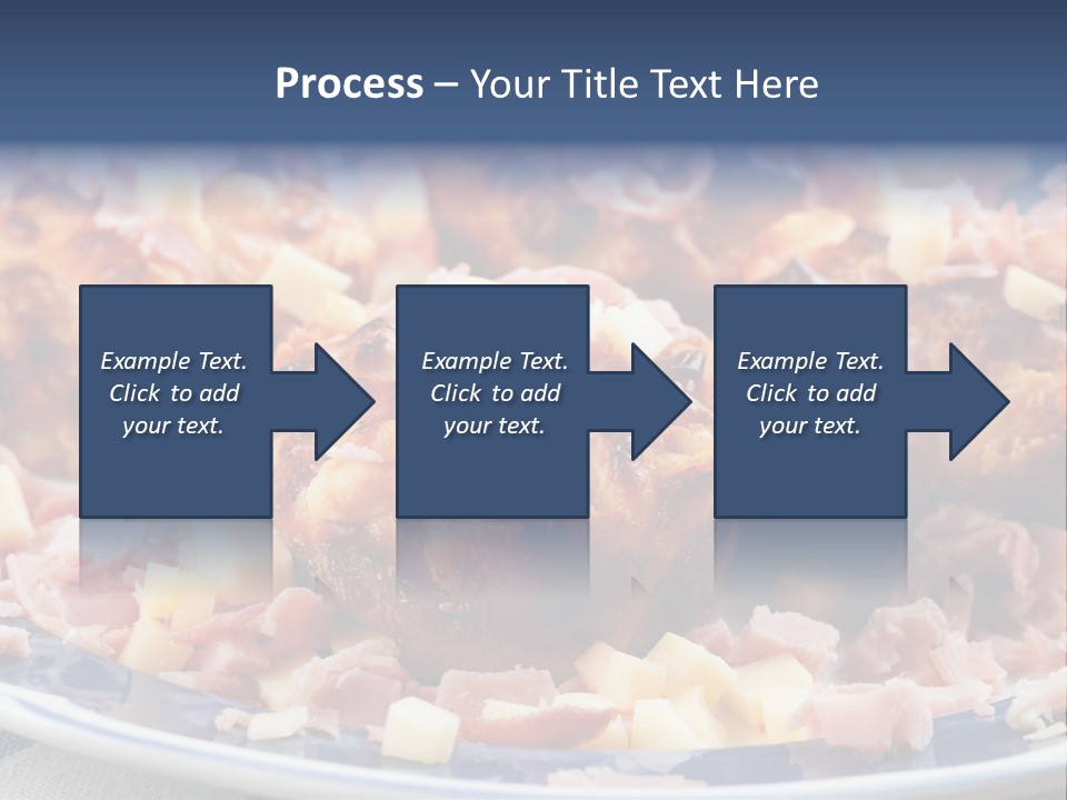 Delicious White Plate PowerPoint Template