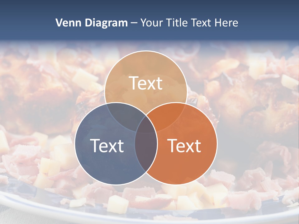 Delicious White Plate PowerPoint Template