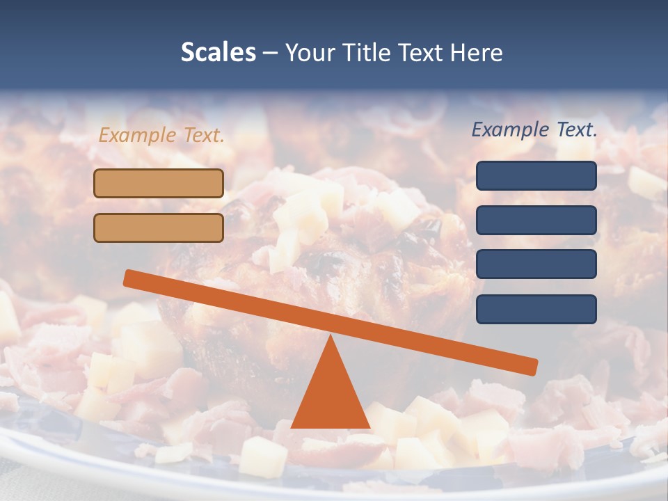 Delicious White Plate PowerPoint Template