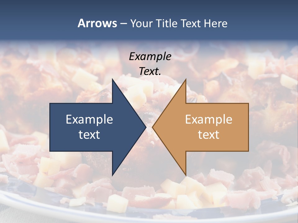 Delicious White Plate PowerPoint Template