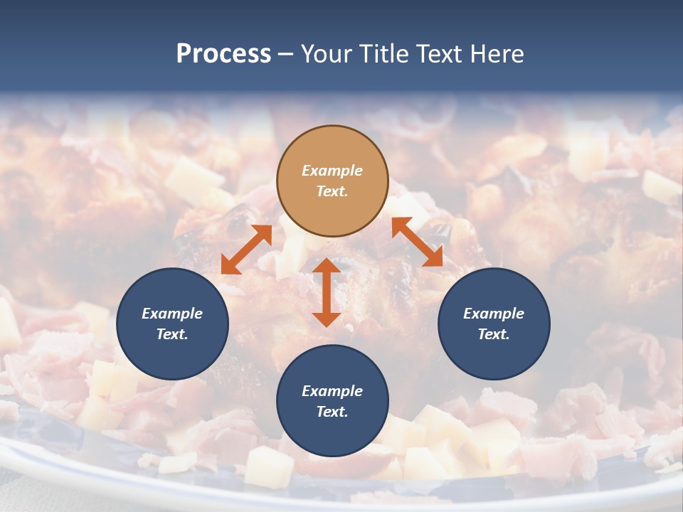 Delicious White Plate PowerPoint Template