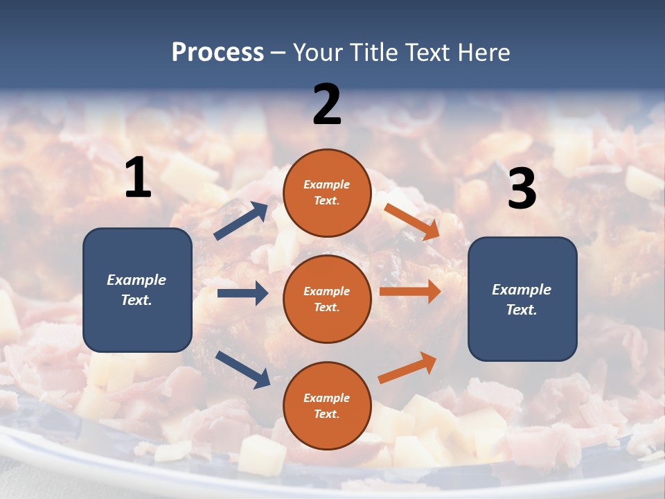 Delicious White Plate PowerPoint Template