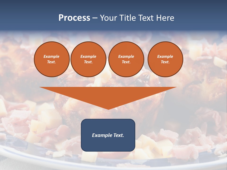 Delicious White Plate PowerPoint Template