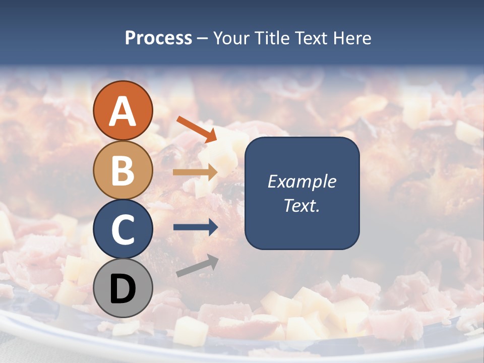 Delicious White Plate PowerPoint Template