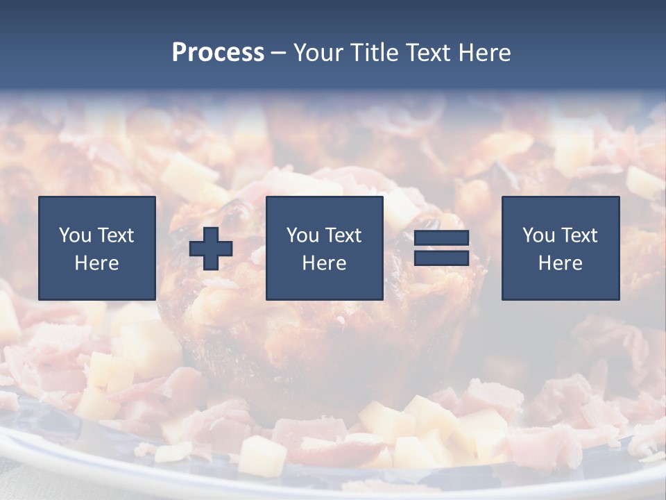 Delicious White Plate PowerPoint Template