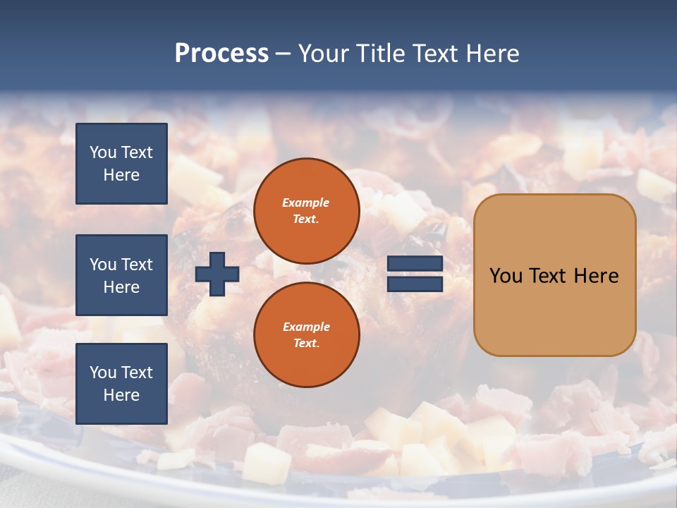 Delicious White Plate PowerPoint Template