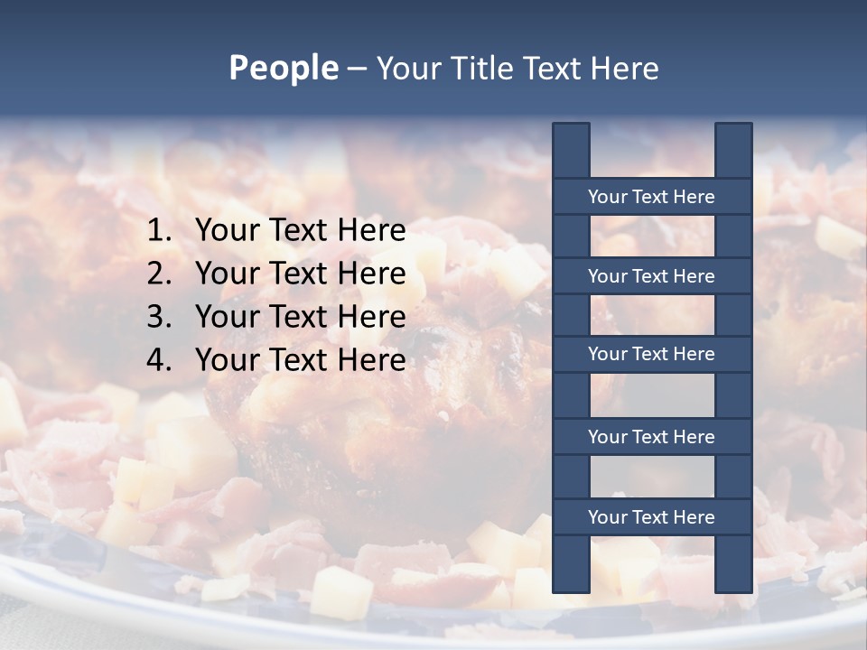 Delicious White Plate PowerPoint Template
