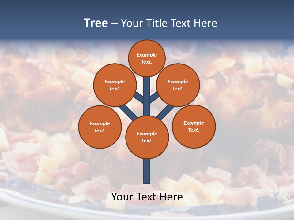 Delicious White Plate PowerPoint Template