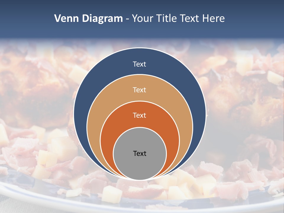 Delicious White Plate PowerPoint Template