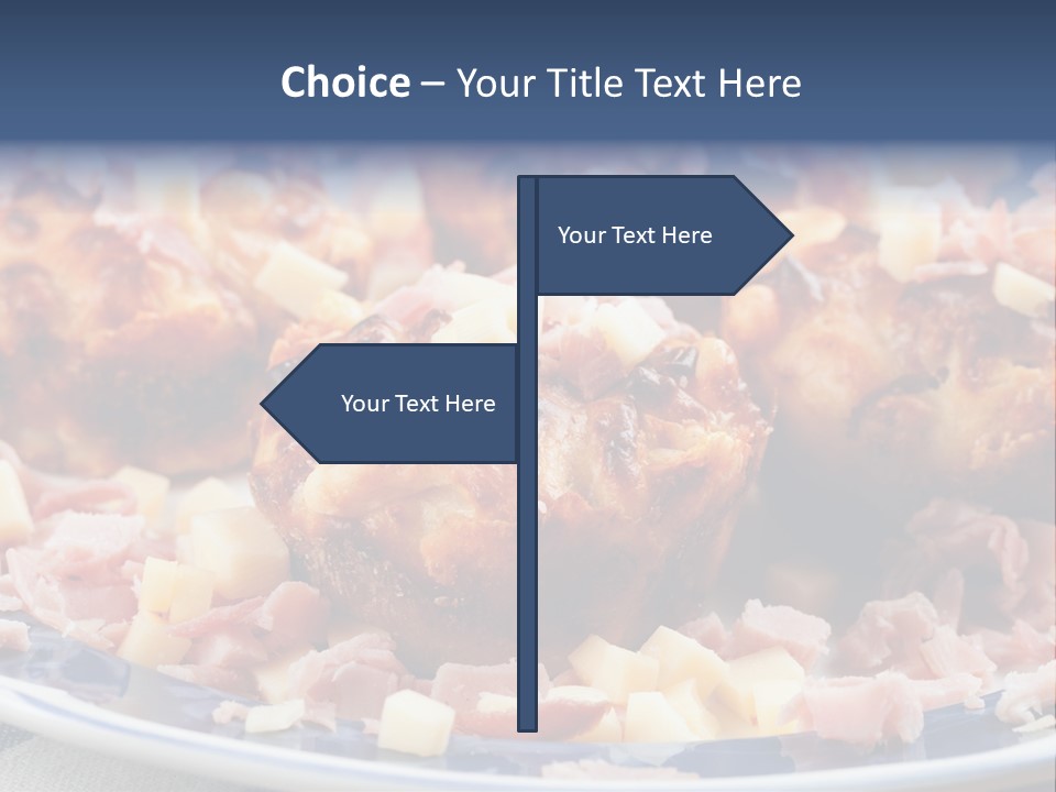 Delicious White Plate PowerPoint Template