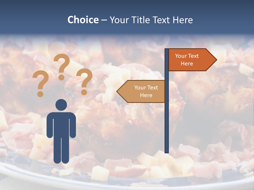 Delicious White Plate PowerPoint Template