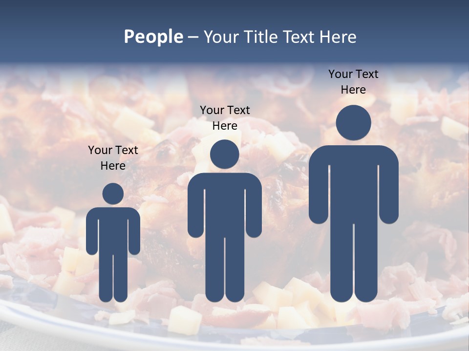 Delicious White Plate PowerPoint Template