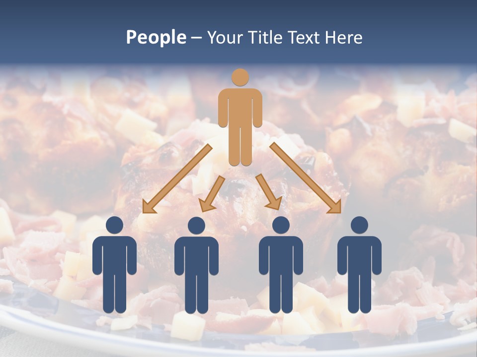 Delicious White Plate PowerPoint Template