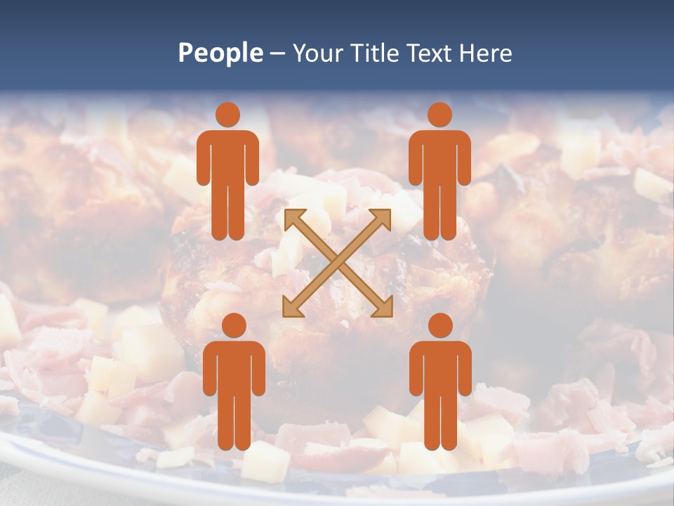 Delicious White Plate PowerPoint Template