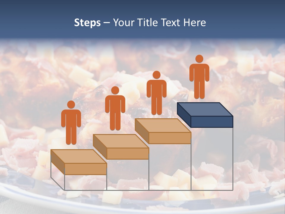 Delicious White Plate PowerPoint Template