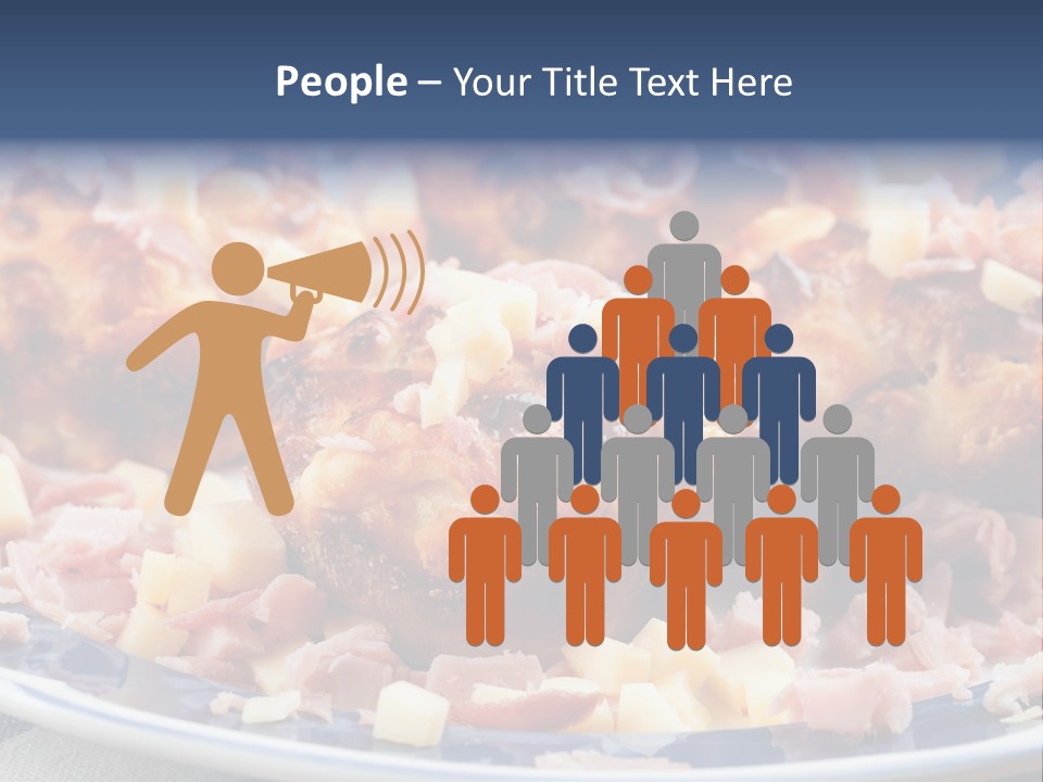 Delicious White Plate PowerPoint Template