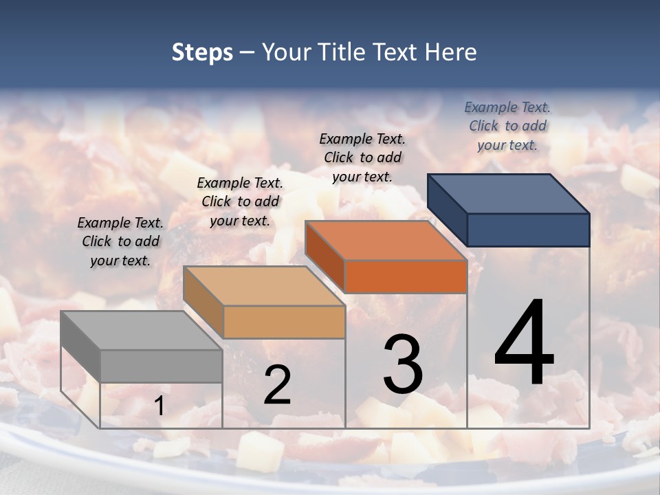 Delicious White Plate PowerPoint Template