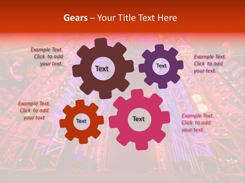 Electric Scene Architecture PowerPoint Template