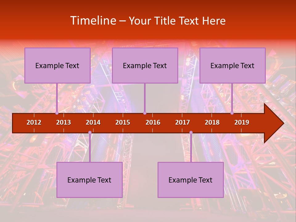 Electric Scene Architecture PowerPoint Template