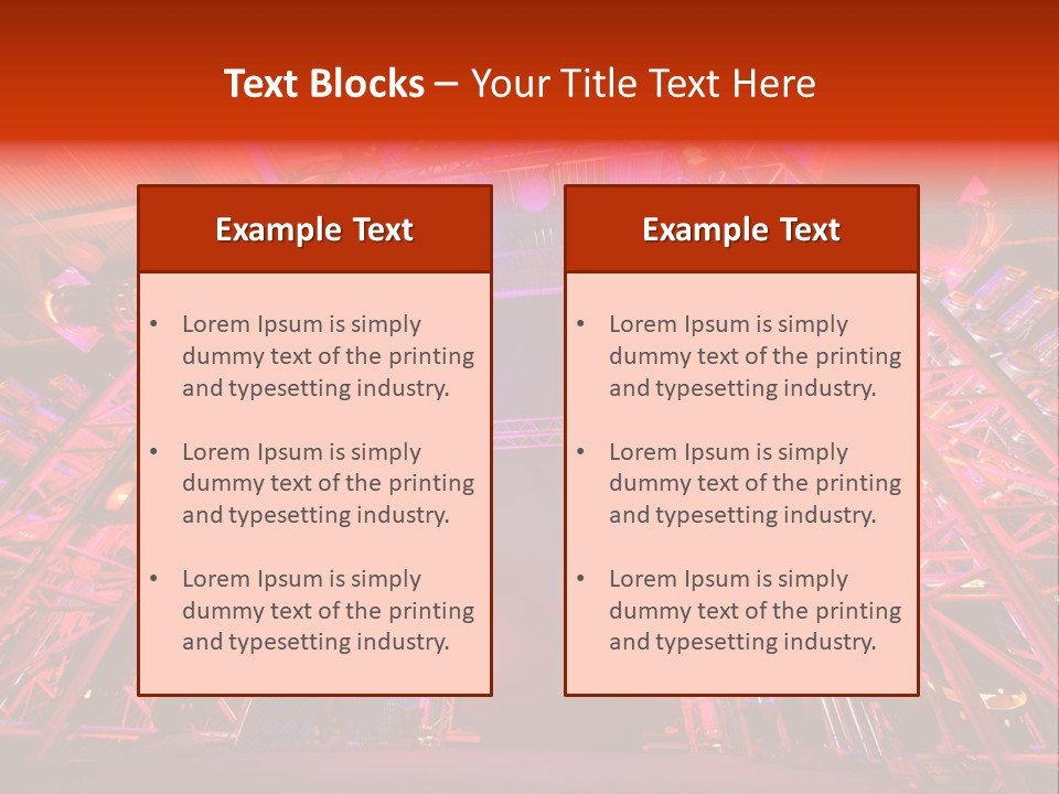 Electric Scene Architecture PowerPoint Template