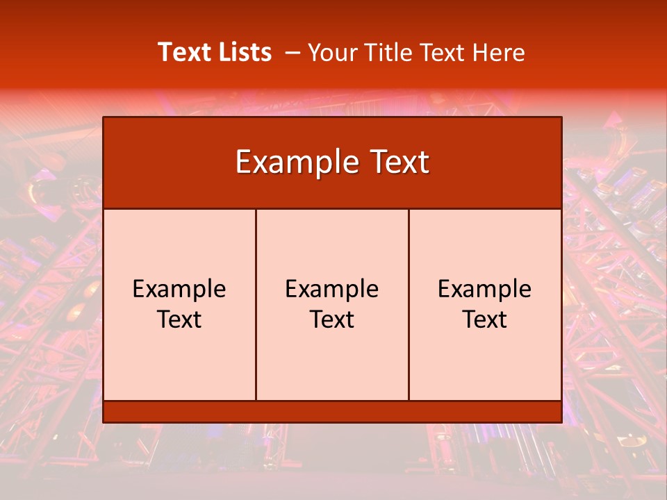 Electric Scene Architecture PowerPoint Template