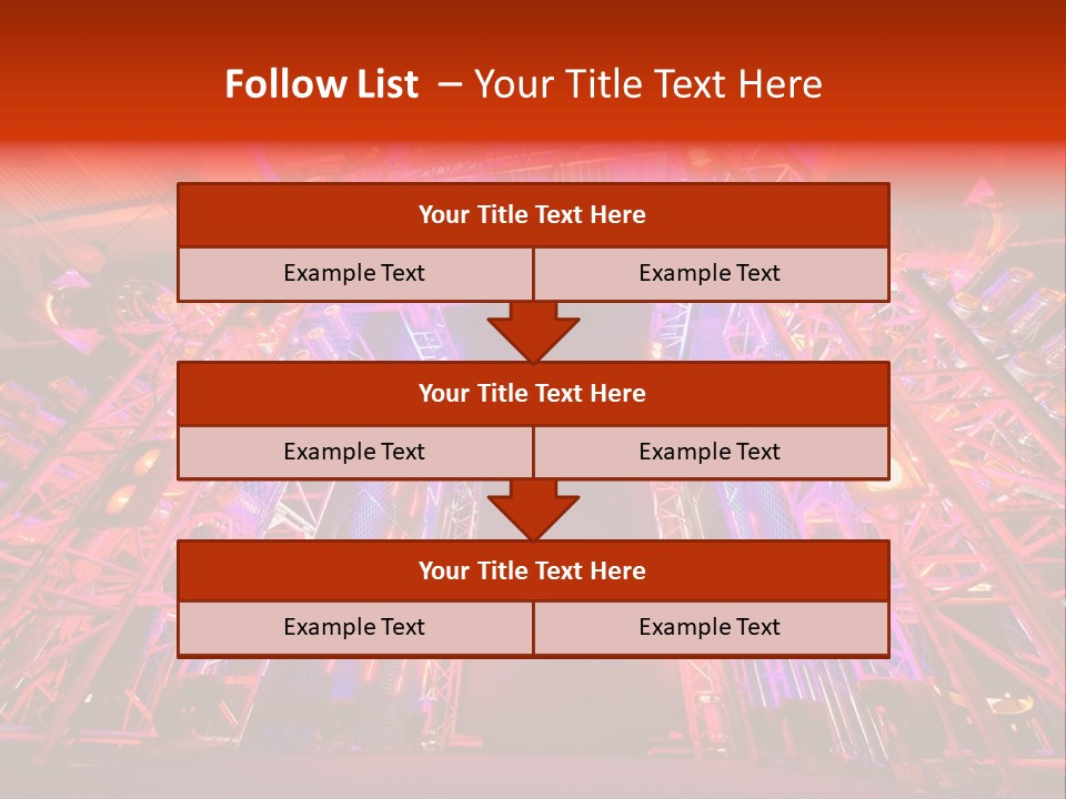 Electric Scene Architecture PowerPoint Template