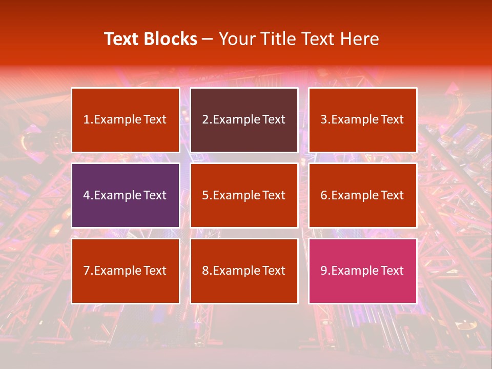Electric Scene Architecture PowerPoint Template