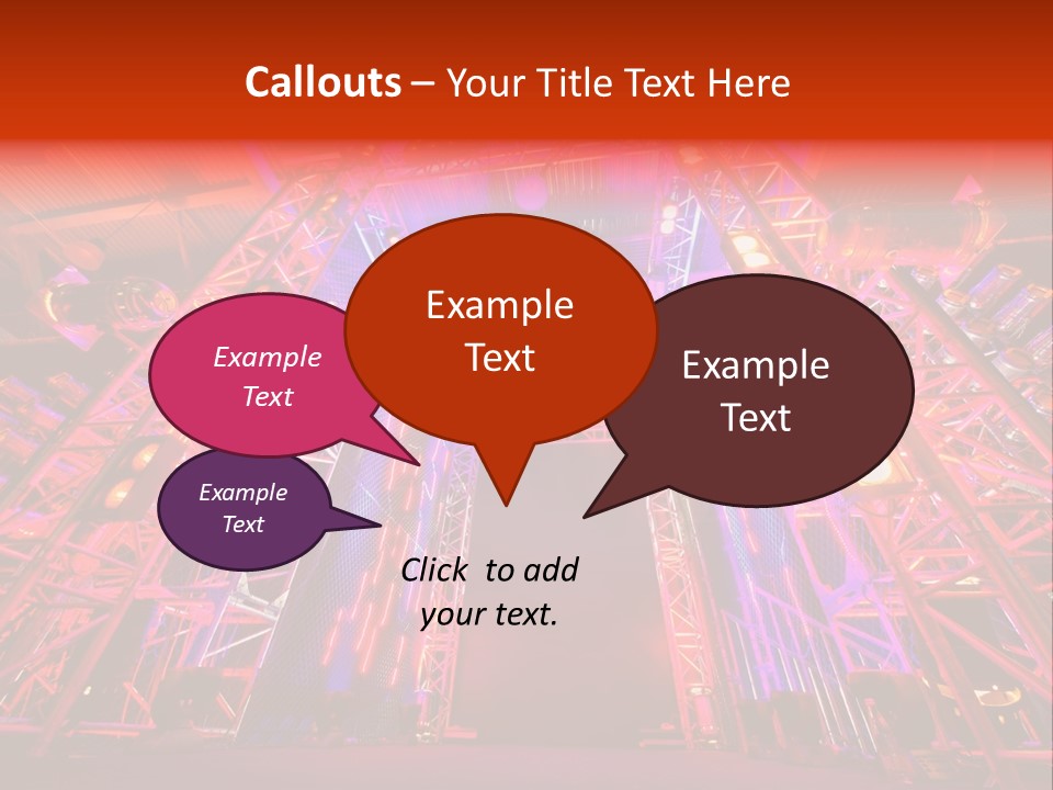 Electric Scene Architecture PowerPoint Template