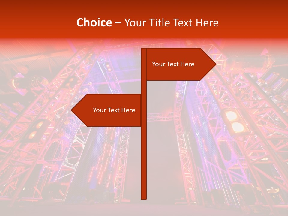Electric Scene Architecture PowerPoint Template