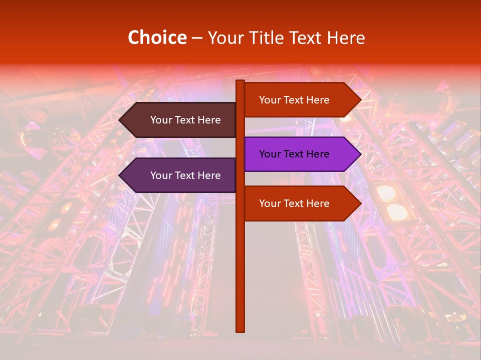 Electric Scene Architecture PowerPoint Template