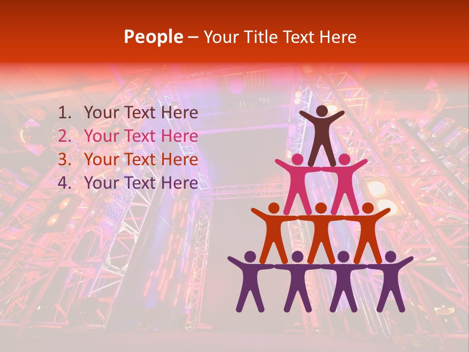 Electric Scene Architecture PowerPoint Template