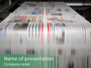 Big Press Rollers PowerPoint Template