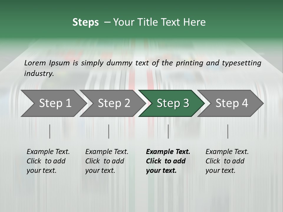 Big Press Rollers PowerPoint Template