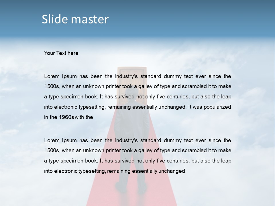 Look Transportation Dream PowerPoint Template